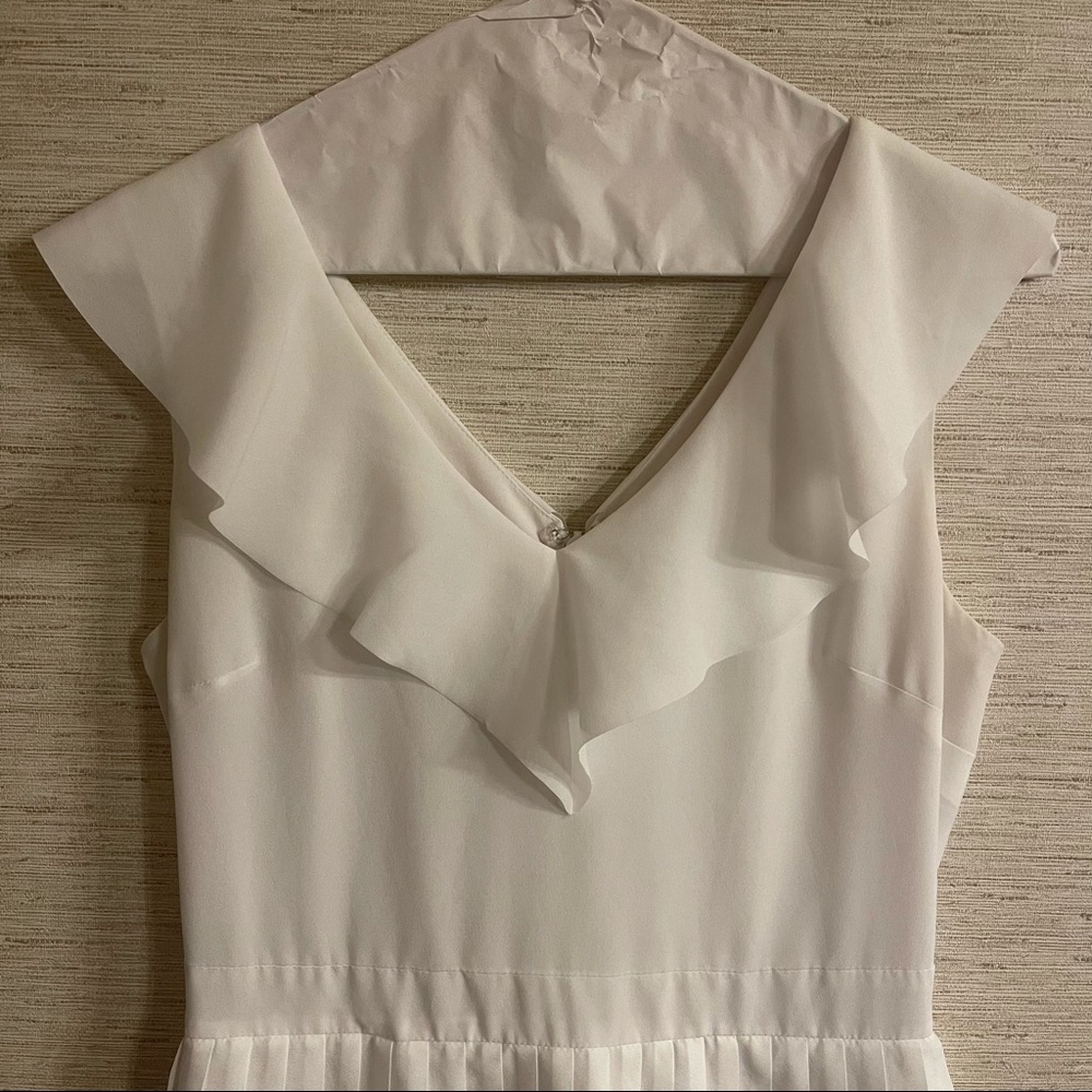 Banana Republic White Midi Dress - Picture 6 of 12
